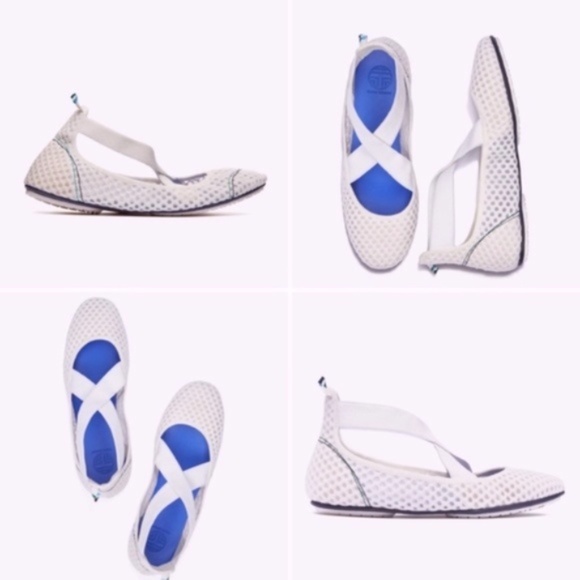 Tory Burch Sport NIB Navy Mesh Ballet Flats (8) - Picture 10 of 10